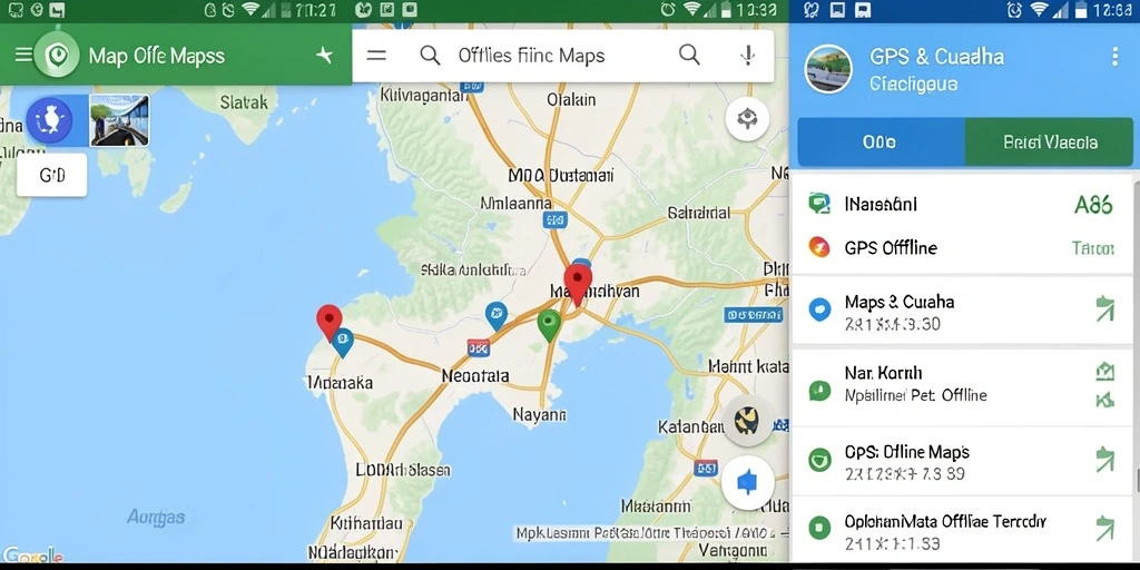 Antarmuka aplikasi AA62 menampilkan peta dan navigasi yang jelas.