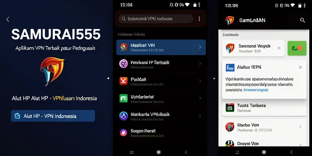 Tampilan antarmuka aplikasi SAMURAI555 yang user-friendly dan fungsional.