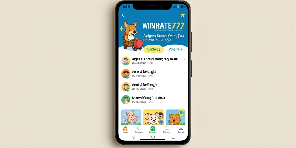 Antarmuka WINRATE777 yang mudah digunakan untuk kontrol orang tua.